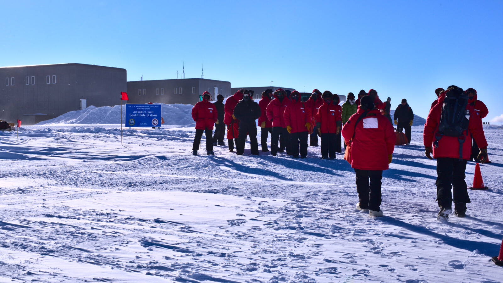 South Pole Arrival